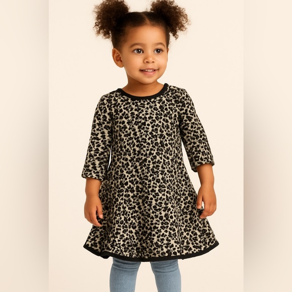 Janie and Jack Other - Janie and Jack Black and White Animal Print Dress